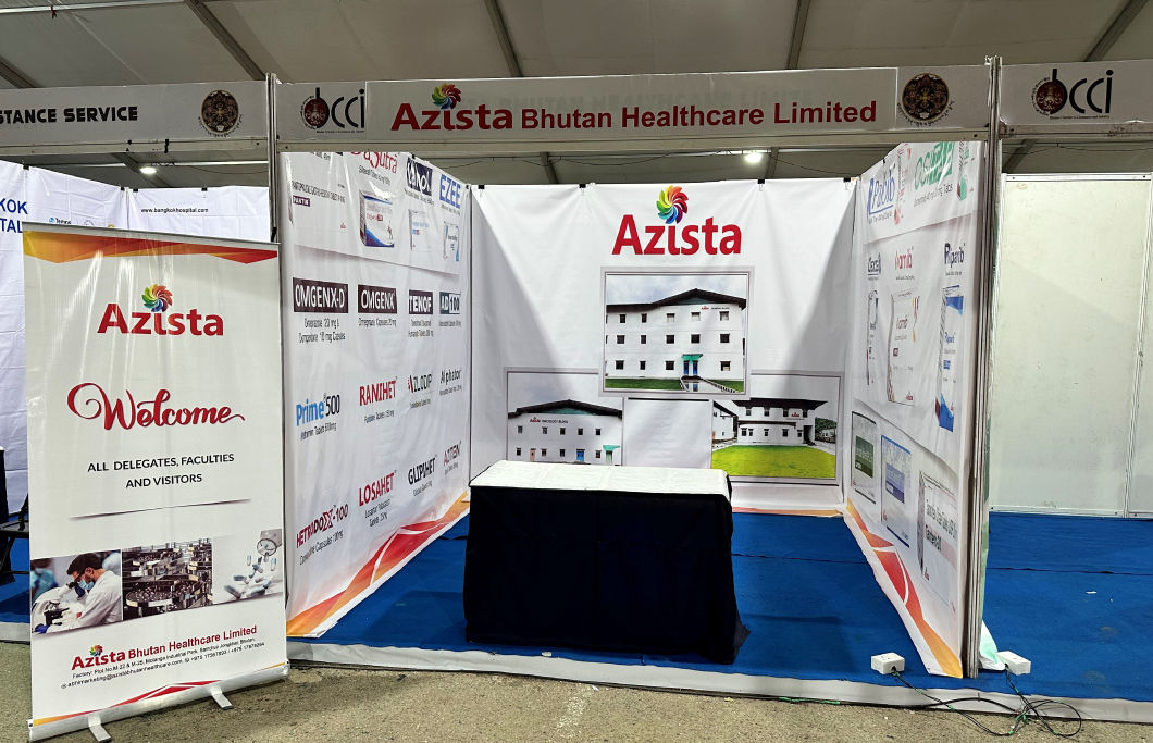 Azista Bhutan Makes Remarkable Debut at Bhutan Thematic Expo 2023, Showcasing 32 Pharmaceutical Products