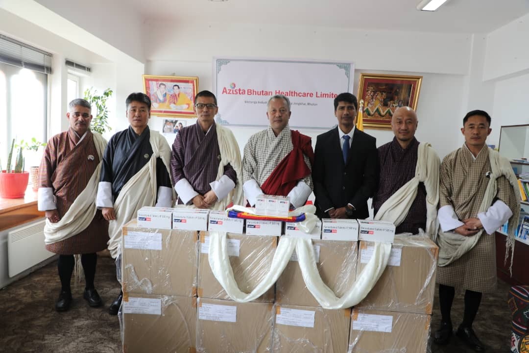 ABHL launches first product & donates to Ministry of Health, RGoB