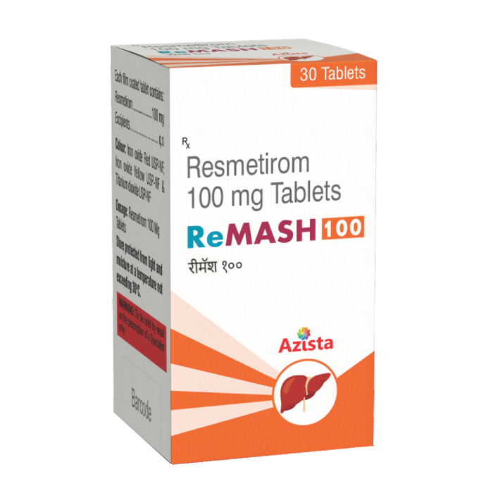 Resmetirom 100mg Tablets