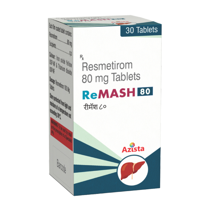 Resmetirom 80mg Tablets