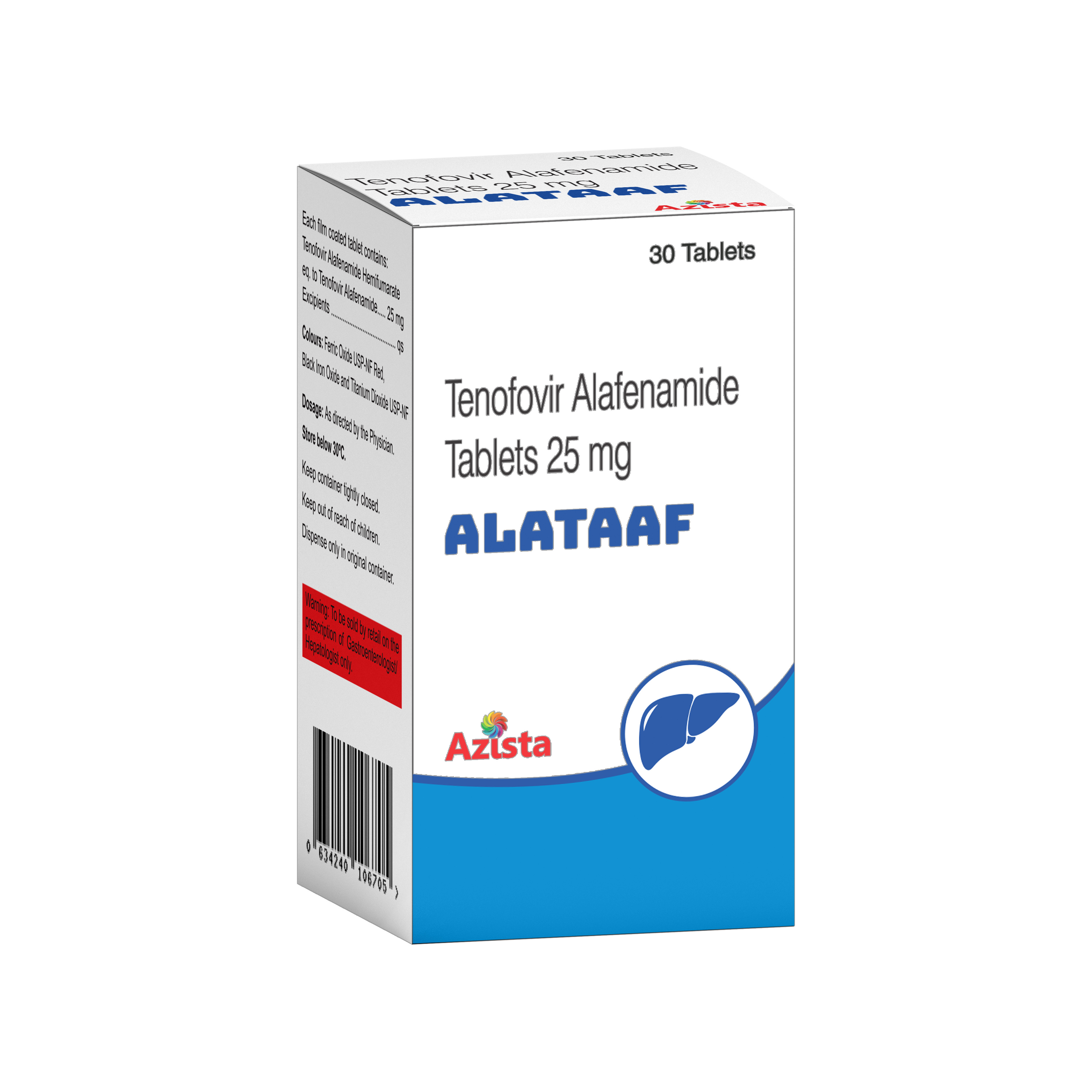Tenofovir Alafenamide Tablets 25 mg