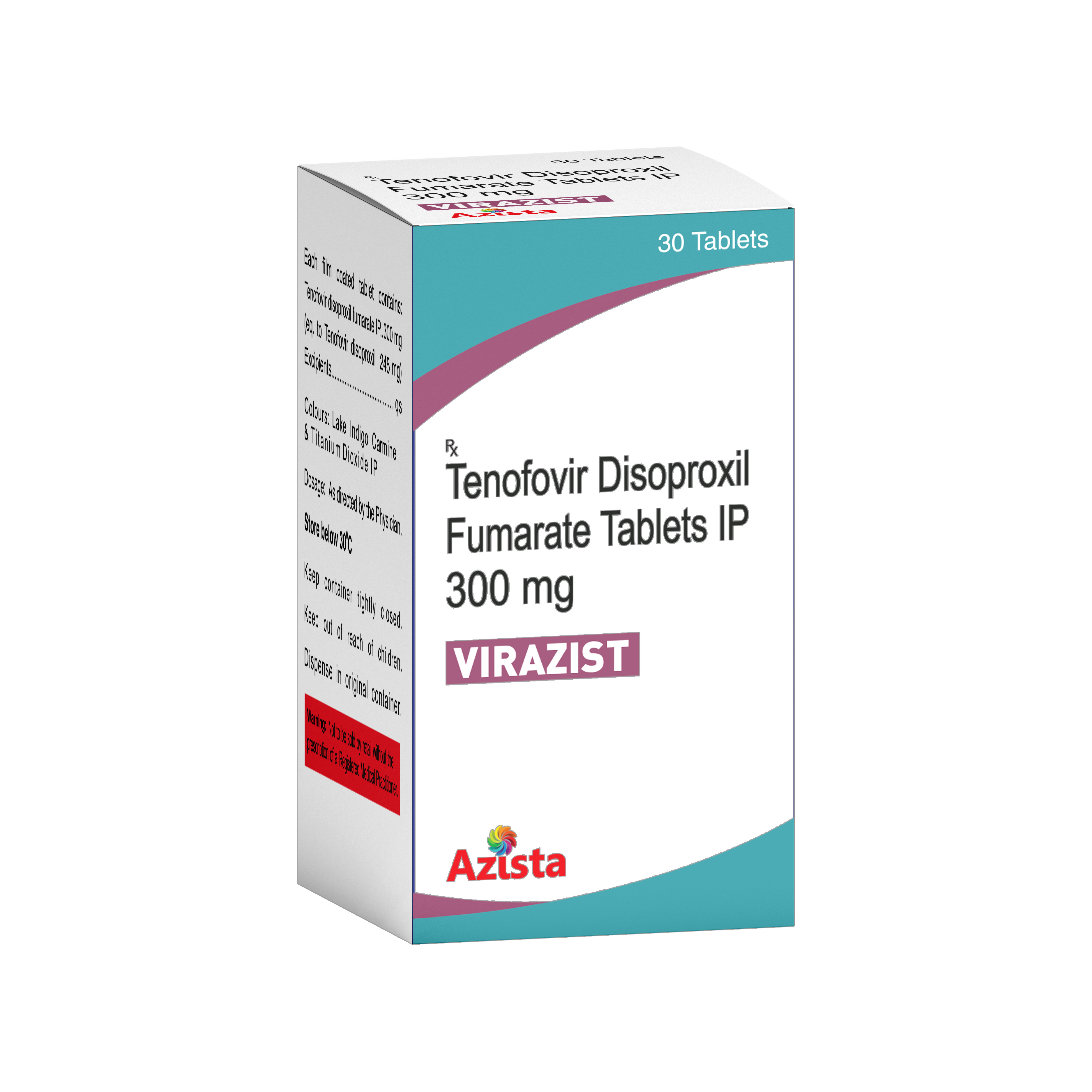 Tenofovir Disoproxil Fumerate Tablets IP 300 mg